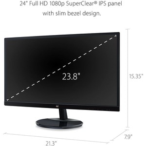 Viewsonic 24" Display, IPS Panel, 1920 x 1080 Resolution - 24.00" (609.60 mm) Class - In-plane Switching (IPS) Technology 