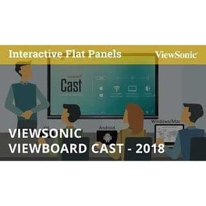 ViewSonic IFP8650 86" ViewBoard 4K Interactive Display, 20-Point Touch HDMI, DisplayPort - ViewBoard IFP8650 - 4K UHD Mult