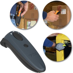 Socket Mobile DuraScan D740 Handheld Barcode Scanner - Wireless Connectivity - Utility Gray - 2 scan/s - 495 mm Scan Dista