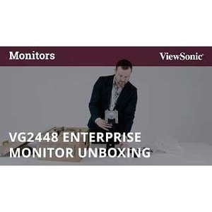 ViewSonic VG2448 24" Full HD WLED LCD Monitor - 16:9 - Black - 24.00" (609.60 mm) Class - 1920 x 1080 - 16.7 Million Color
