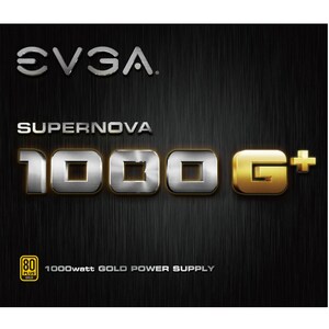 EVGA SuperNOVA 1000 G1+ Power Supply - Internal - 120 V AC, 230 V AC Input - 3.3 V DC @ 24 A, 5 V DC @ 24 A, 12 V DC @ 83.