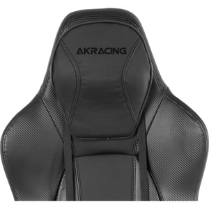 AKRacing Office Series Obsidian Computer Chair - Carbon Fiber Pleather Seat - Carbon Fiber Pleather Back - Black Steel, Me