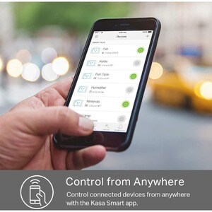 TP-Link Kasa Smart HS300 - Kasa Smart Plug Power Strip - Surge Protector with 6 Individually Controlled Smart Outlets and 