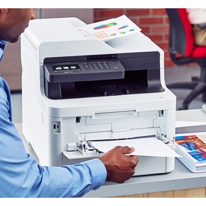 Brother MFC-L3770CDW Wireless LED Multifunction Printer - Colour - Copier/Fax/Printer/Scanner - 24 ppm Mono/24 ppm Color P