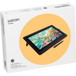 Wacom Cintiq 16 Pen Display - Graphics Tablet - 15.6" LCD - 13.60" (345.44 mm) x 7.60" (193.04 mm) - Full HD Cable - 16.7 