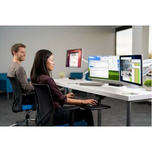 SmartFit One-Touch Height Adjustable Dual Monitor Arm