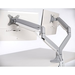 Kensington SmartFit Mounting Arm for Monitor - Silver Gray - 2 Display(s) Supported - 32" Screen Support - 39.60 lb Load C