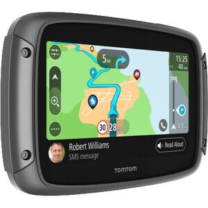 Navigatore GPS per motocicletta TomTom RIDER 550 - Montabile - 10,9 cm (4,3") - Touchscreen - Fotocamera, Microfono - Text