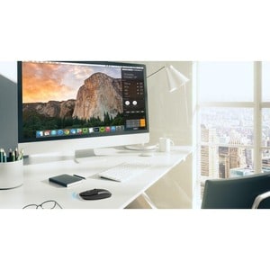 Macally Bluetooth Optical Quiet Click Mouse - Optical - Wireless - Bluetooth - 1600 dpi - Scroll Wheel - 2 Button(s) - Sym