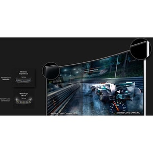 Samsung C27F390 27" Class Full HD Curved Screen LCD Monitor - 16:9 - Black - 68.6 cm (27") Viewable - LED Backlight - 1920
