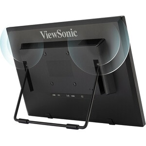 ViewSonic TD1630-3 LCD-Touchscreen-Monitor - 16:9 Format - 12 ms Reaktionszeit - 39,6 cm (15,6 Zoll) Viewable - Multi-Touc