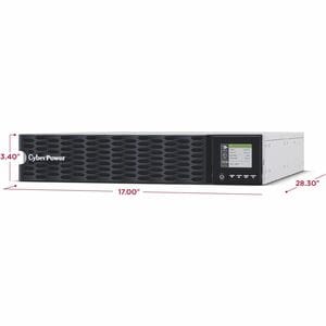CyberPower OL6KRTHD Smart App Online UPS Systems - 6000VA/6000W, 200 - 240 VAC, Hardwire Terminal (NEMA L6-30P power cord 