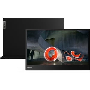 Lenovo ThinkVision M14 35,6 cm (14 Zoll) Full HD WLED LCD-Monitor - 16:9 Format - Schwarz - 355,60 mm Class - IPS-Technolo