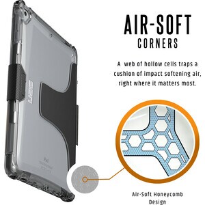 Urban Armor Gear PLYO Estojo de transporte (Página) Apple iPad Air - Gelo - Resistente a quedas