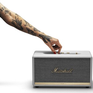 Marshall Stanmore II 2.1 Bluetooth Sistema de colunas - 80 W RMS - Branco - 50 Hz para 20 kHz