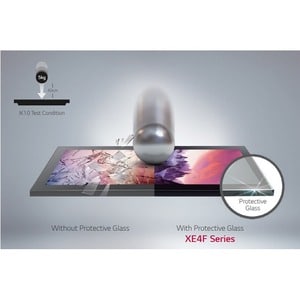 LCD Digital Signage LG 55XE4F-M 1397 mm - 1920 x 1080 - Direct LED - 4000 cd/m² - 1080p - USB - HDMI - Seriale - Ethernet 