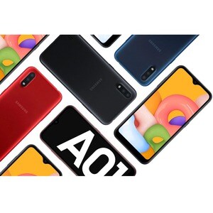Samsung Galaxy A01 SM-A015M/DS 32 GB Smartphone - 14.5 cm (5.7") Active Matrix TFT LCD HD+ 1520 x 720 - Cortex A53Quad-cor