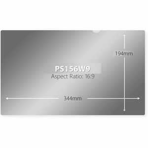 V7 ScreenSentry PS156W9 Blendfrei Blickschutzfilter - TAA-konform - für 39,6 cm (15,6 Zoll) Widescreen LCD Notebook - 16:9