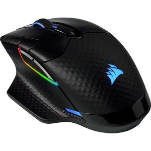 Corsair DARK CORE RGB Gaming Mouse - Optical - Cable/Wireless - Bluetooth - Black - 1 - USB 2.0 Type A - 18000 dpi - Scrol