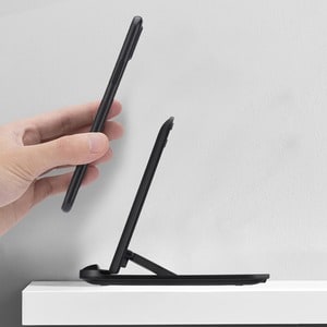 Adesso 10W Max Qi-Certified 2-Coil Foldable Wireless Charging Stand - 5 V DC Input - Input connectors: USB - Overcharge Pr