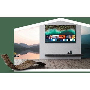 Samsung The Terrace LST7T QN65LST7TAF 64.5" Smart LED-LCD TV - 4K UHDTV - Titan Black - Quantum Dot LED Backlight - Bixby,