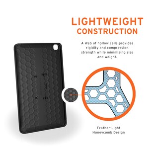 Urban Armor Gear Scout Case for Samsung Galaxy Tab A Tablet - Black - Drop Resistant, Impact Resistant, Anti-slip - Thermo