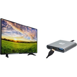 Adesso 3-IN-1 USB-C Multi-Port Docking Station (TAA Compliant) - for TV/Monitor/Projector/Notebook/Smartphone/Tablet - 60 