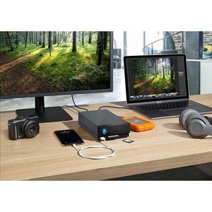 LaCie Desktop Festplatte - Extern - 8 TB - Thunderbolt 3, USB 3.0 - 7200U/Min