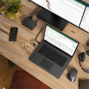Universal Dock dual Display docking station HD monitors USB-C and USB-A devices