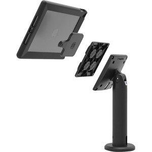 Compulocks Universal Tablet Magnetic Counter Stand with Cable Lock Black - Universal Mounting Options, Snap on\off for Ful
