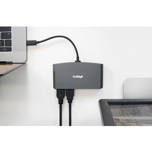 CalDigit Docking Station - for Notebook - 15 W - Thunderbolt 3 - 3 x USB Ports - 1 x USB 2.0 - 1 x USB 3.0 - Network (RJ-4