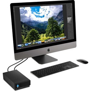 LaCie 1big Desktop Festplatte - Extern - 10 TB - Desktop-PC, Notebook Unterstütztes Gerät - Thunderbolt 3, USB 3.0 - 7200U