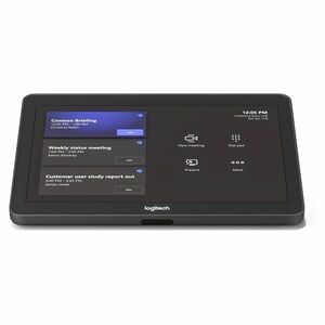 Logitech Tap with Cat5e Kit, 10.1" Touch Controller Panel for Video Conferencing Room Solutions with USB and HDMI port