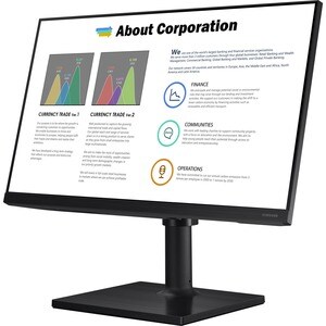 Samsung Professional F27T450FQU 27" Class Full HD LCD Monitor - 16:9 - Black - 68.6 cm (27") Viewable - In-plane Switching