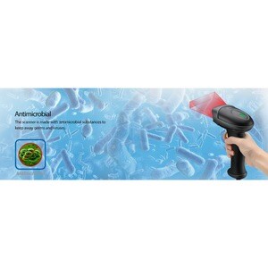 Adesso NuScan NuScan 2500TU Healthcare, Warehouse, Logistics Handheld Barcode Scanner - Cable Connectivity - USB Cable Inc