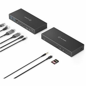 Alogic USB Type C Docking Station for Notebook, Monitor - Memory Card Reader - SD - 100 W - Black - TAA Compliant - 3 Disp