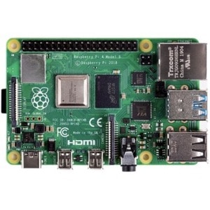 Raspberry Pi Single Board Computer für LCD-Display, Monitor - Module - Rot, Weiß - Cortex A72 - BCM2711 - Quad-Core - 1,50