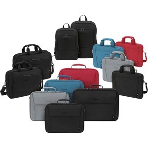 Dicota Eco Tasche für 35,6 cm (14 Zoll) bis 39,6 cm (15,6 Zoll) Notebook - Schwarz - 300D Polyethylene Terephthalate (PET)