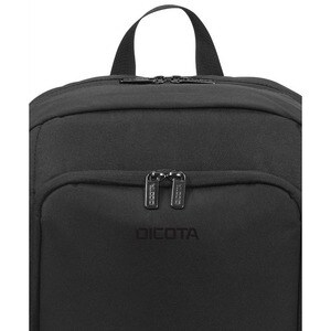 Dicota Eco Tasche (Rucksack) für 33 cm (13 Zoll) bis 39,6 cm (15,6 Zoll) Notebook - Schwarz - 300D Polyethylene Terephthal