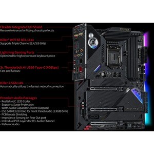ASRock Z590 Taichi Desktop Motherboard - Intel Z590 Chipset - Socket LGA-1200 - Intel Optane Memory Ready - ATX - Celeron,