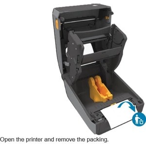 Zebra ZD421c Desktop Thermal Transfer Printer - Monochrome - Label/Receipt Print - USB - USB Host - Bluetooth - Wireless L