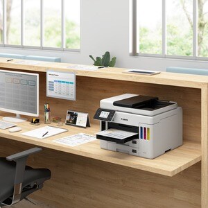 Stampante multifunzione a getto di inchiostro Canon MAXIFY GX7050 Wireless - Colore - Multicolore - Fotocopiatrice/Fax/Sta