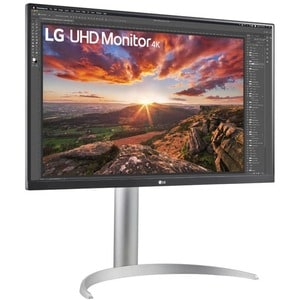 LG 27UP850-W 27" 4K UHD WLED LCD Monitor - 16:9 - Black, Silver, White - 27" (685.80 mm) Class - In-plane Switching (IPS) 