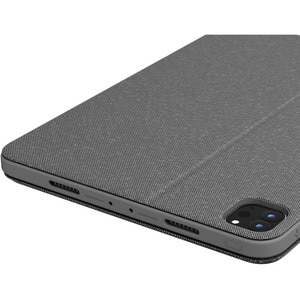 Logitech Combo Touch Keyboard/Cover Case for 27.9 cm (11") Apple iPad Pro Tablet - Oxford Gray - Scrape Resistant, Bump Re