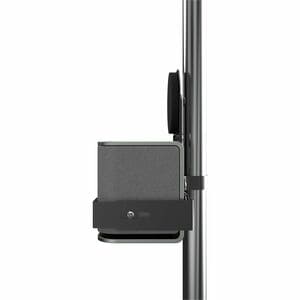 CTA Digital Magnetic Speaker Holder for PAD-PARAW and Mobile Floor Stands (Black) - 3.8" Height x 8.3" Width x 4.5" Depth 