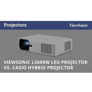 ViewSonic LS600W LED Projector - 16:10 - 1280 x 800 - Front - 1080p - 30000 Hour Normal Mode - WXGA - 3,000,000:1 - 3500 l