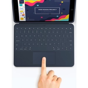 Logitech Rugged Combo 3 Touch Rugged Keyboard/Cover Case Apple iPad (7th Generation), iPad (8th Generation) Tablet - Class