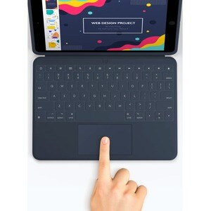 Logitech Rugged Combo 3 Touch Rugged Keyboard/Cover Case Apple iPad (7th Generation), iPad (8th Generation) Tablet - Class