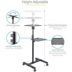 PROJECTOR AND LAPTOP STAND .