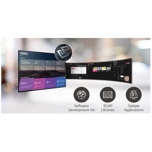 LG 43UL3J-B WebOS UHD Signage - 43" LCD - 8 GB - 3840 x 2160 - Direct LED - 300 cd/m² - 2160p - HDMI - USB - Serial - Wire